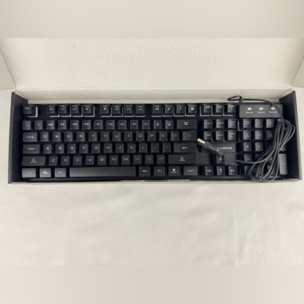 NIB STG Aubron Backlit Gaming Keyboard